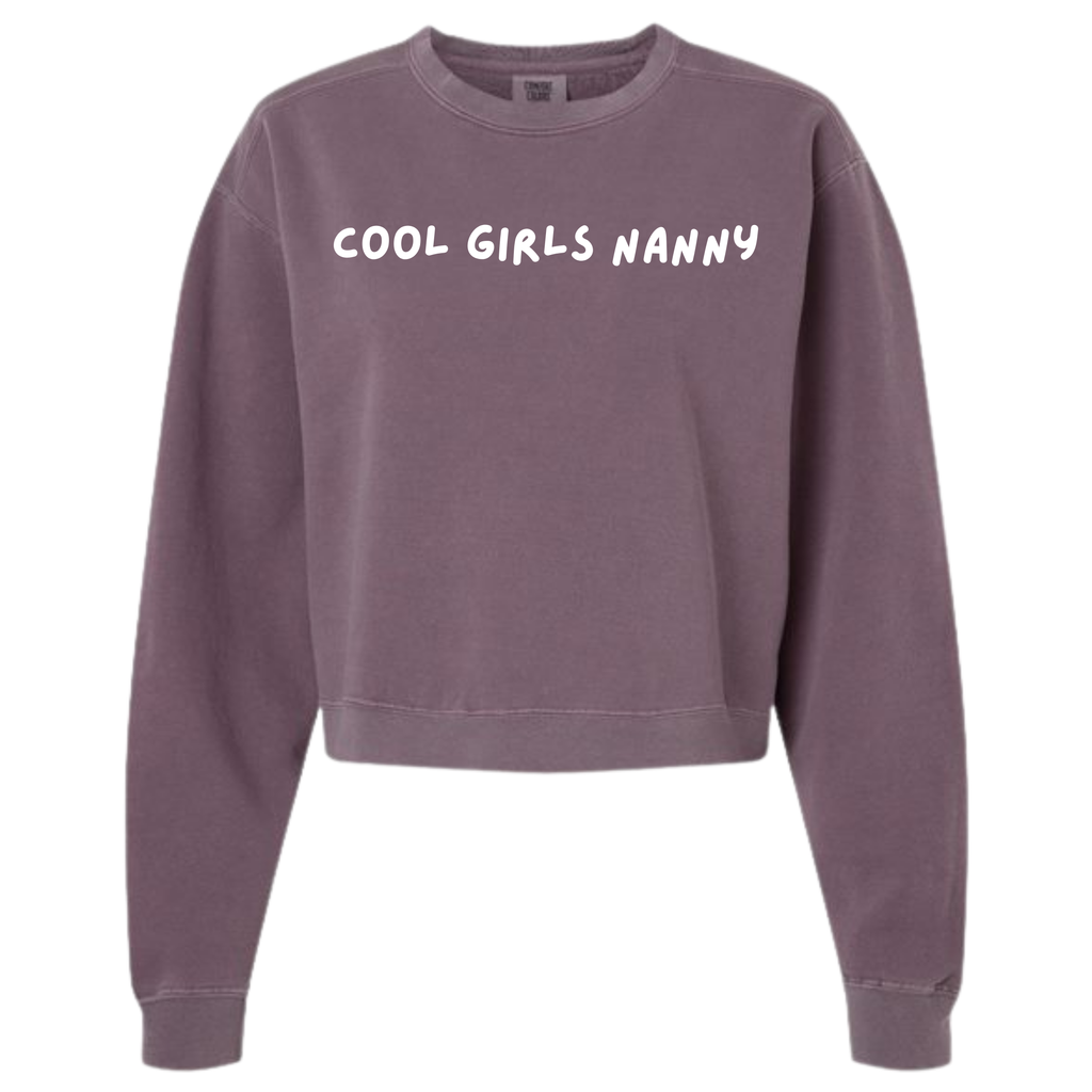 Cool Girls Nanny Mid-Length Crewneck Sweatshirt