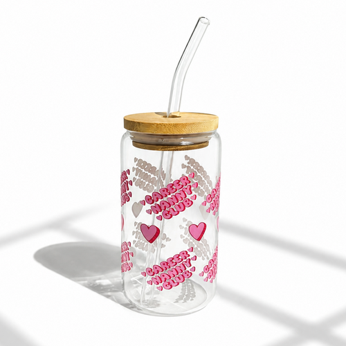 Career Nanny Club Glass Tumbler