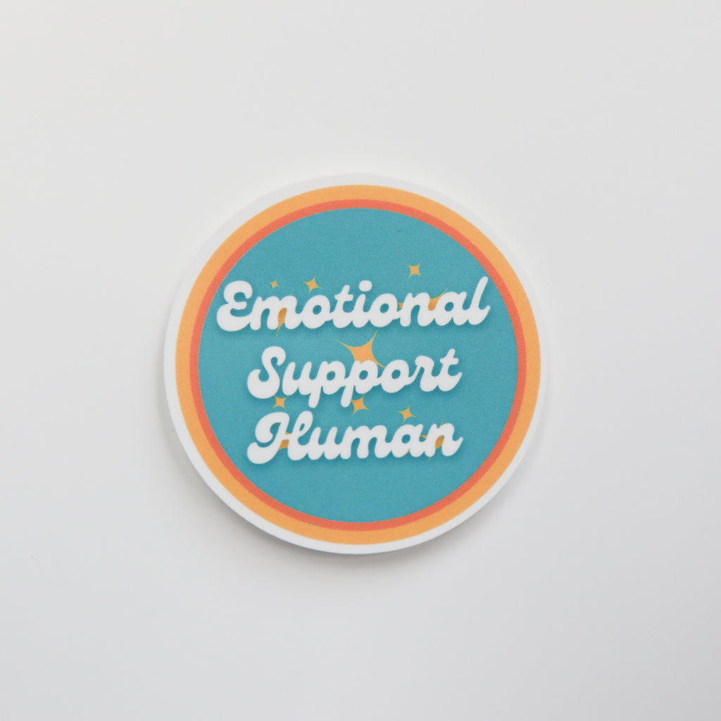 Emotional Support Human Sticker