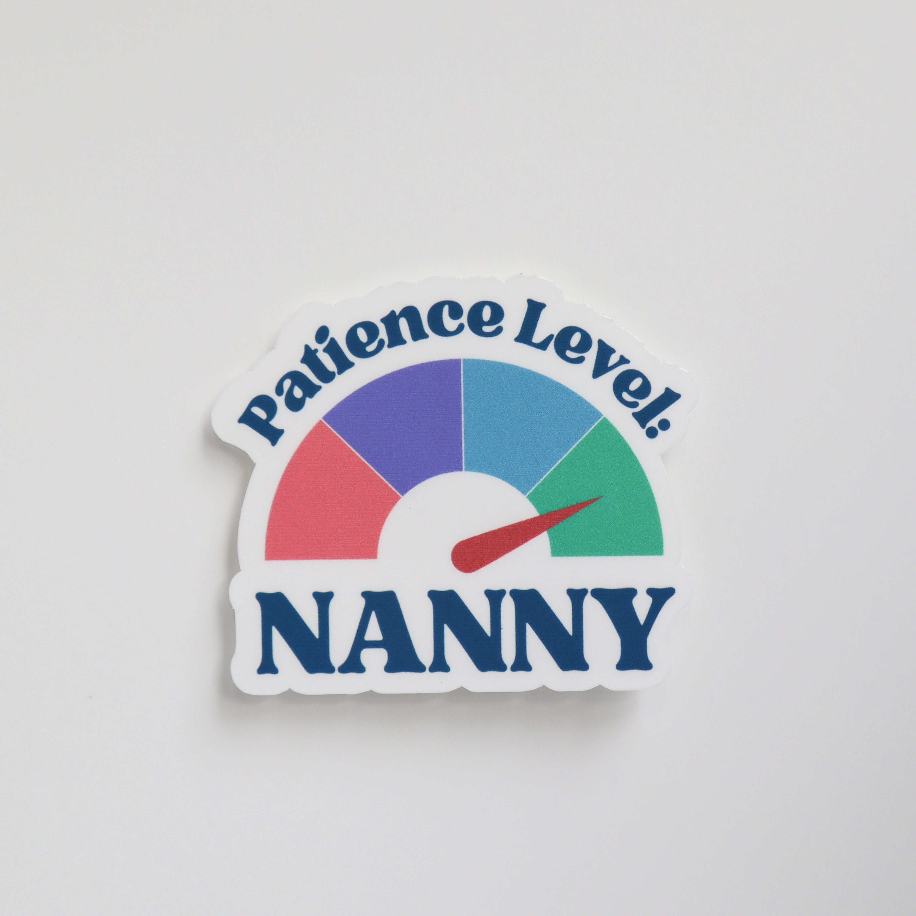 Patience Level: Nanny Sticker