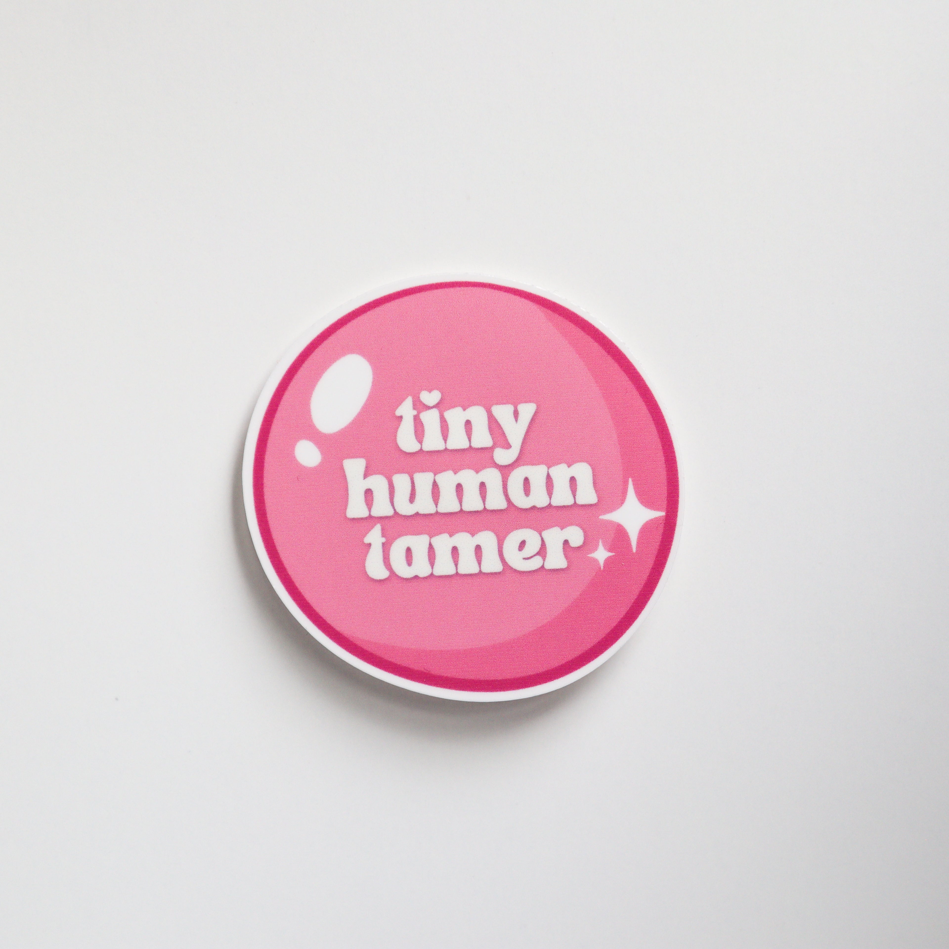 Tiny Human Tamer Sticker