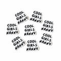 Cool Girls Nanny Sticker