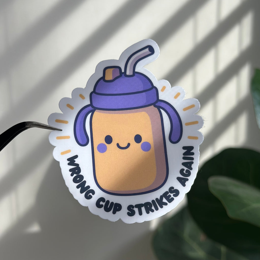 Wrong Cup Strikes Again Sticker