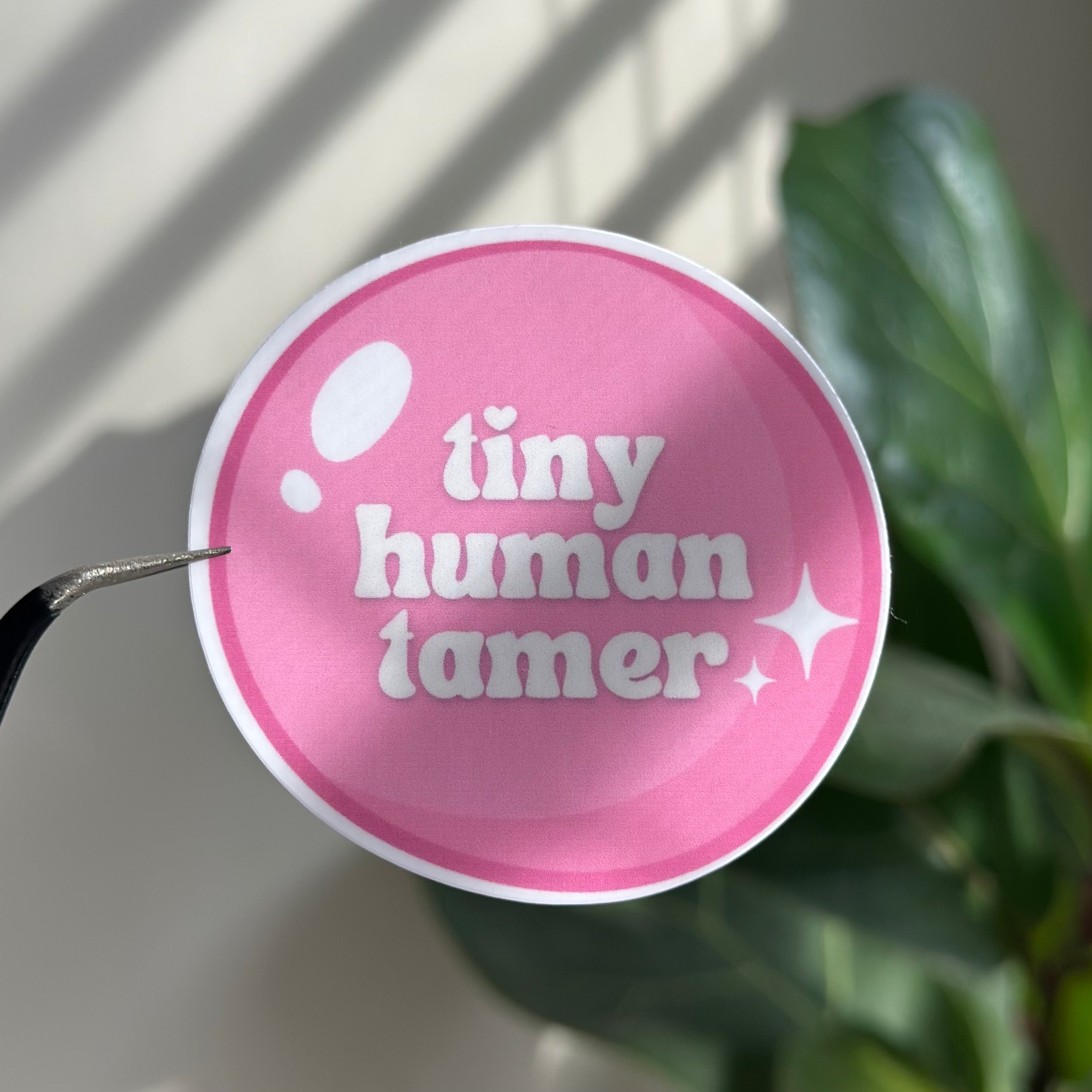 Tiny Human Tamer Sticker