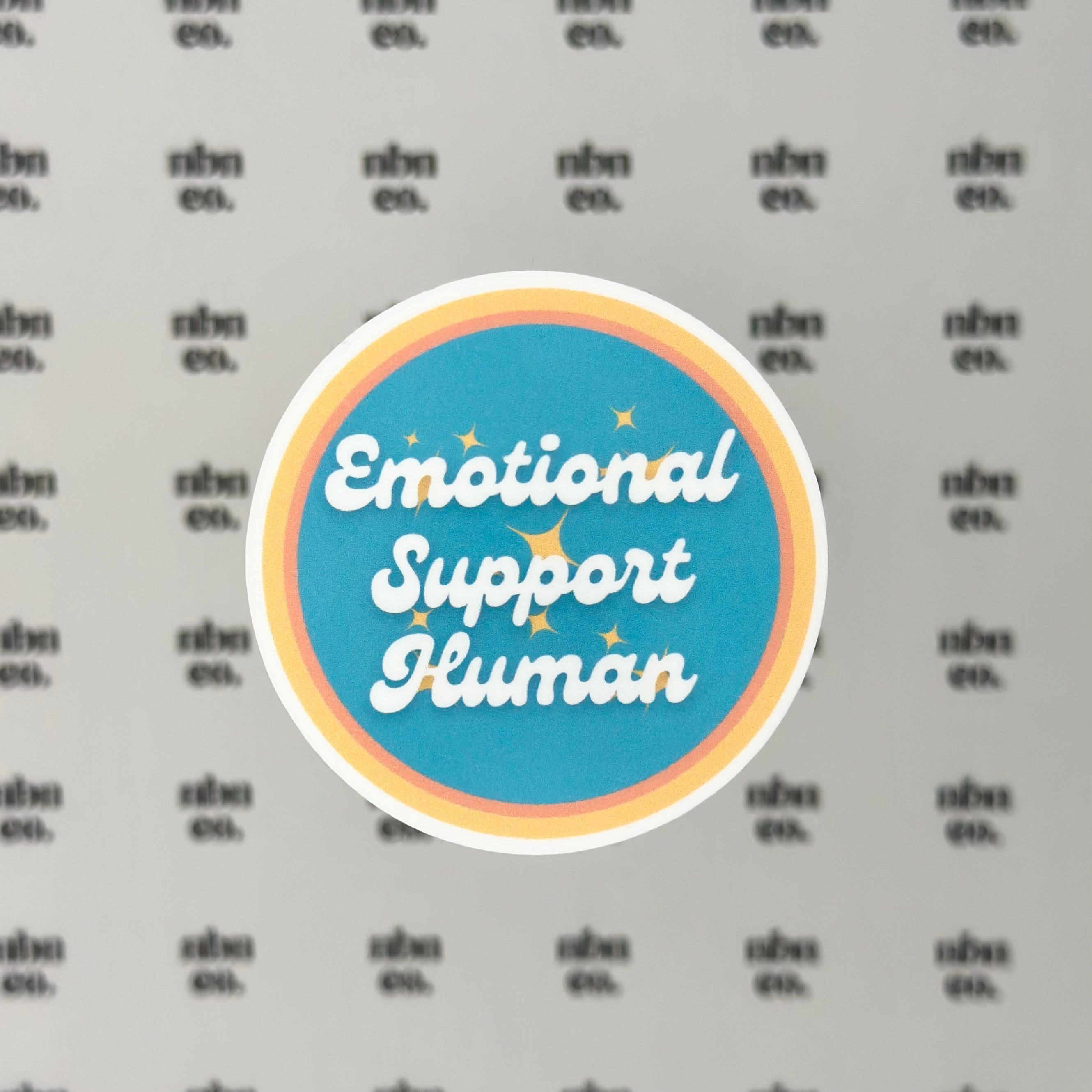 Emotional Support Human Sticker