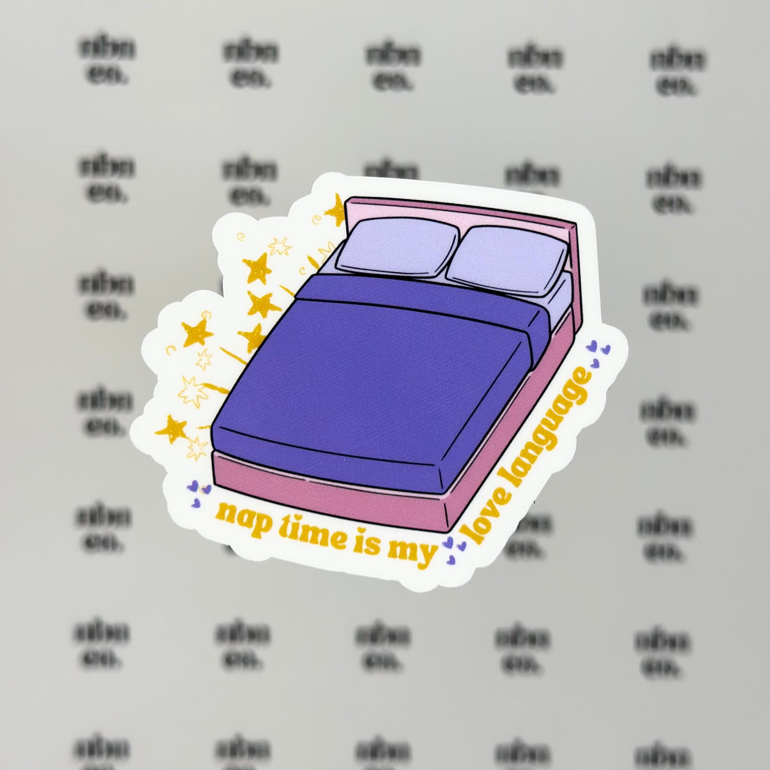 Nap Time Is My Love Language Sticker