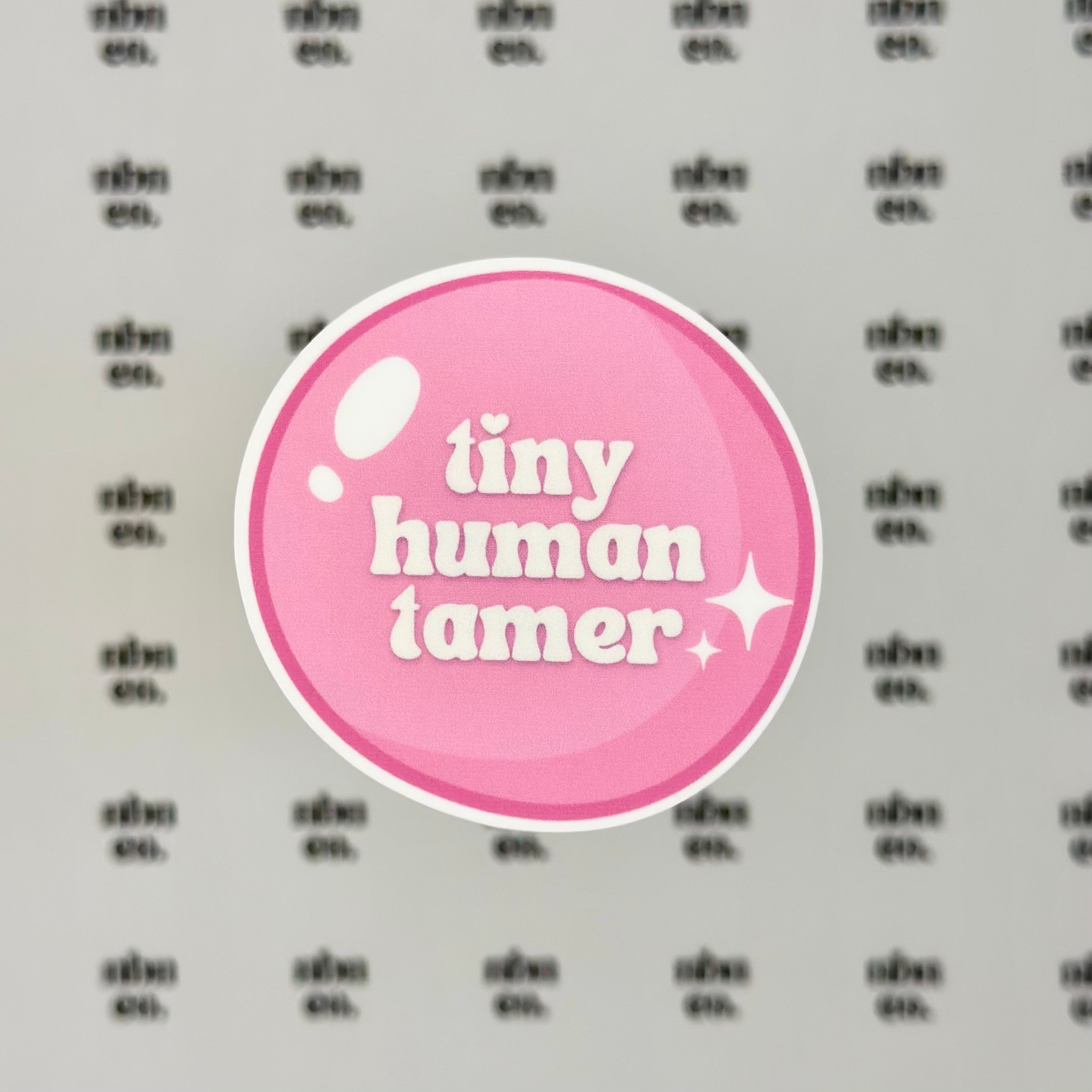 Tiny Human Tamer Sticker