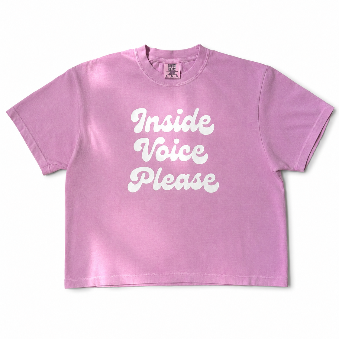 Inside Voice Please Boxy Tee