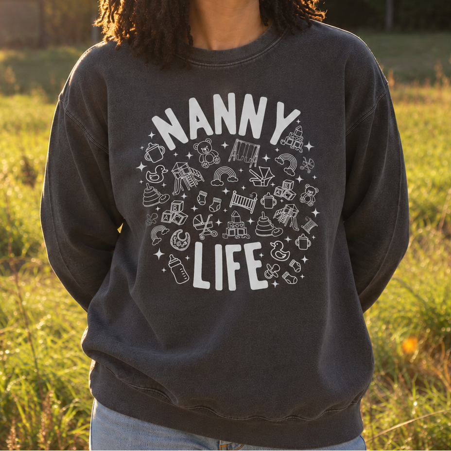 Nanny Life Lightweight Crewneck Sweatshirt
