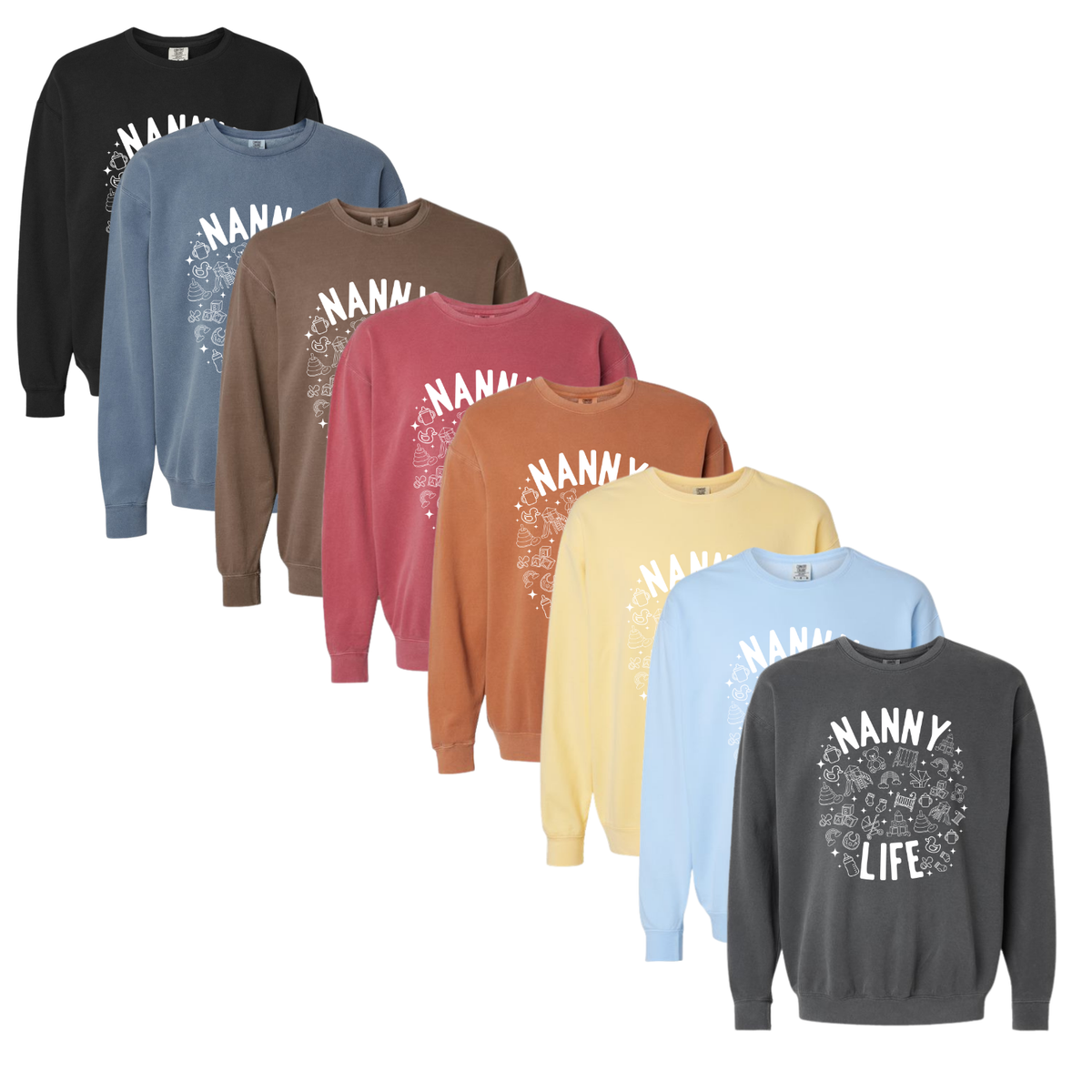 Nanny Life Lightweight Crewneck Sweatshirt